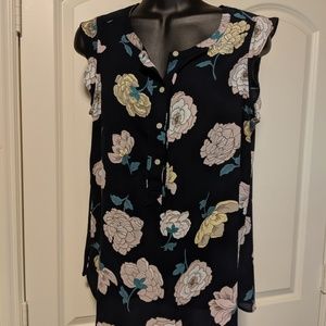 Ruffled Cap sleeve blouse